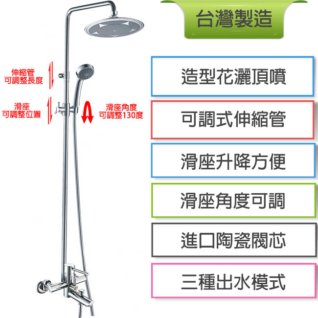 Homeicon 艾麗淋浴花灑YV-78-68