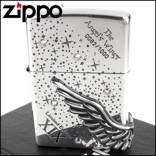 ZIPPO 日系~The Angels Wings-立體天使之翼3面連續加工