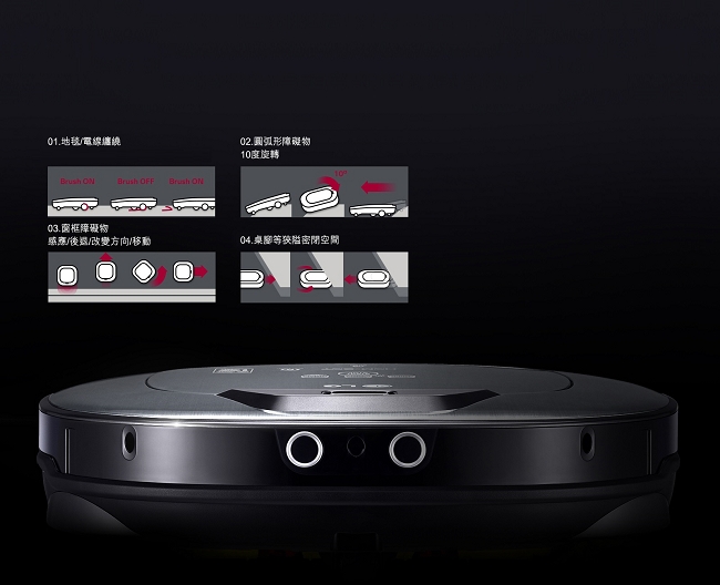 LG VR66413LVM (紅) WIFI遠控小精靈 變頻清潔機器人