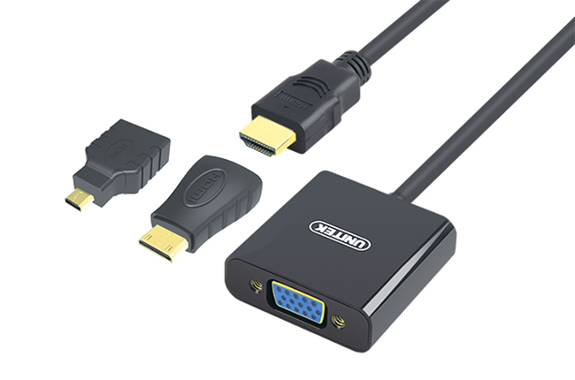 UNITEK HDMI轉VGA轉換器(Micro / Mini HDMI 轉接頭)