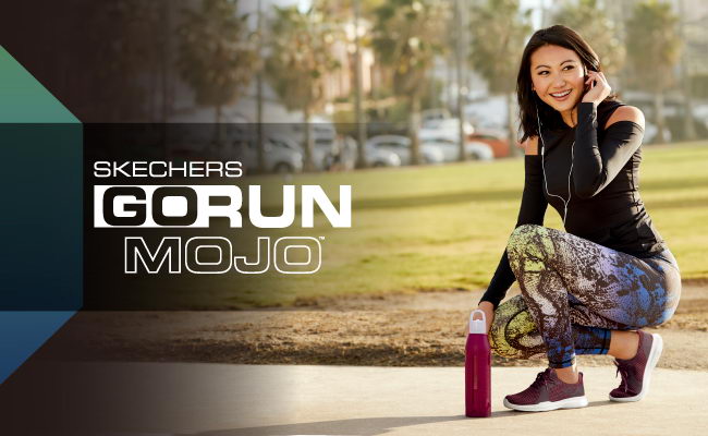 SKECHERS (女) 跑步系列 GO RUN MOJO - 14812BKPK