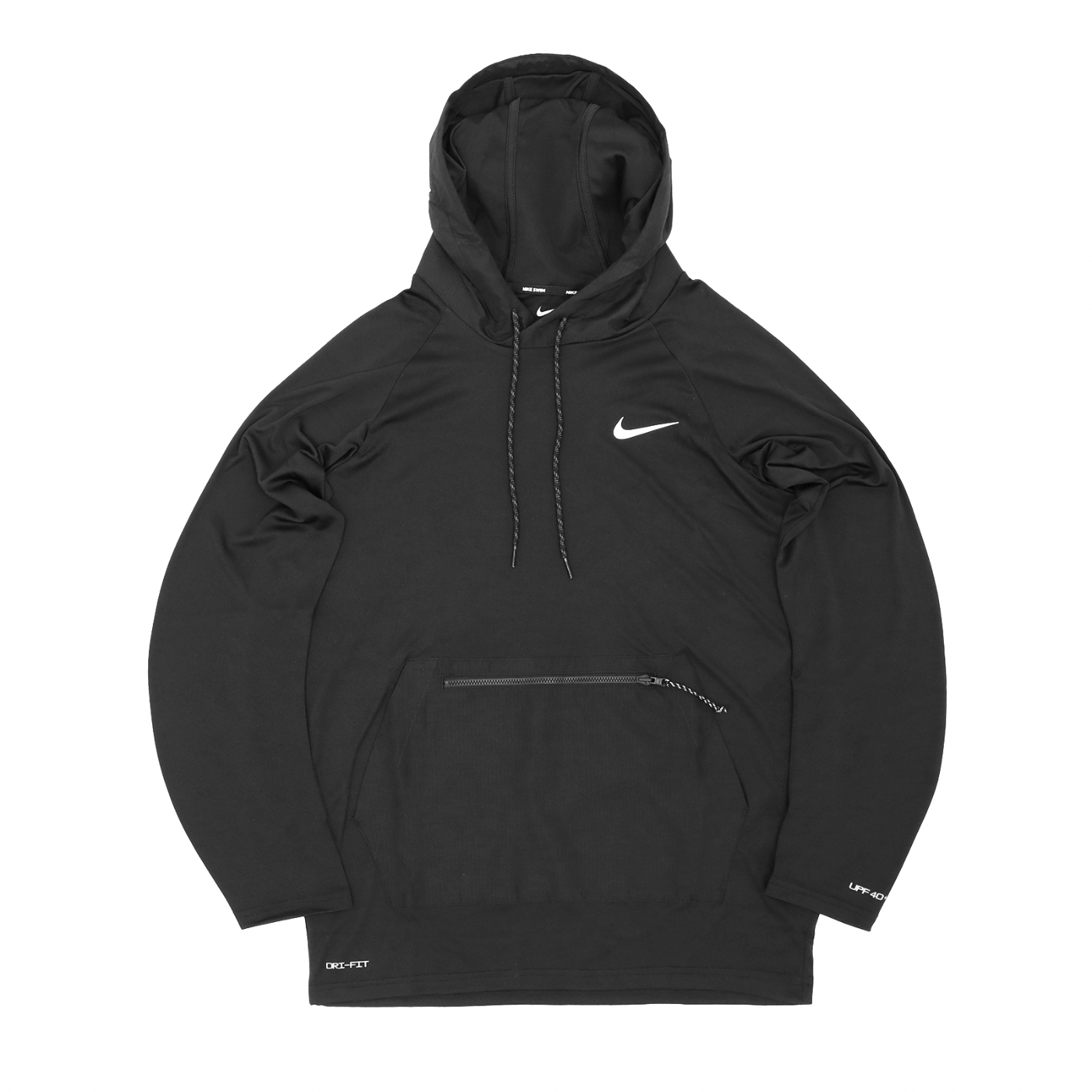 Nike 防曬衣Packable Hoodie 男款黑連帽長袖抗UV Dri-FIT 快乾NESSD656