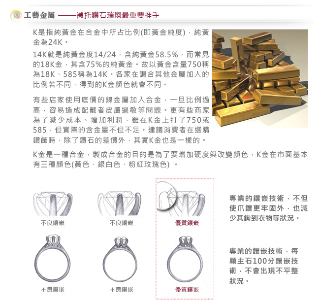 彩糖鑽工坊 K白鑽戒(寬4mm) 幸褔指輪系列
