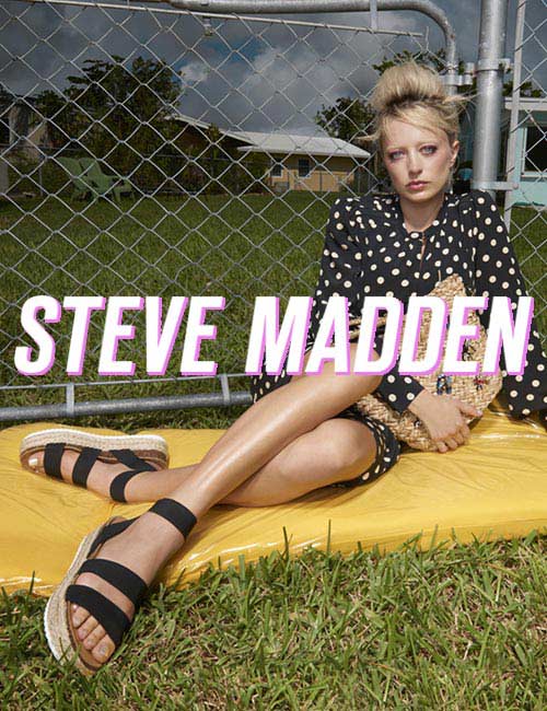 STEVE MADDEN-REGENT-鑲嵌鑽飾一字拖-棕色