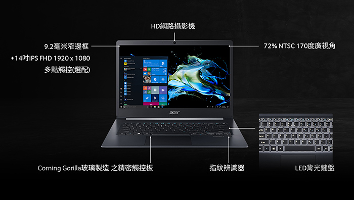 Acer TMX514-51-53TL 14吋商用筆電(i5-8265U/8G/256G