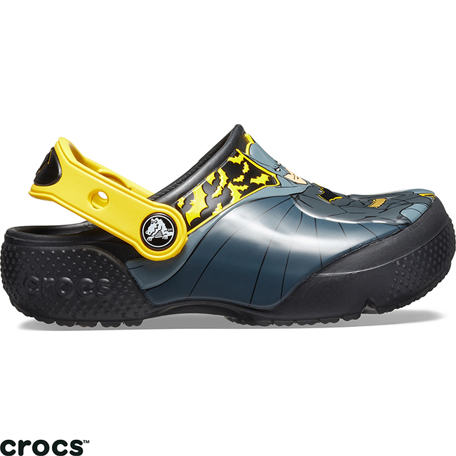 Crocs 卡駱馳 (童鞋) 蝙蝠俠小克駱格-205514-001