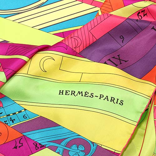 HERMES Astrologie Nouvelle Ver 真絲披肩方型大絲巾圍巾-多色