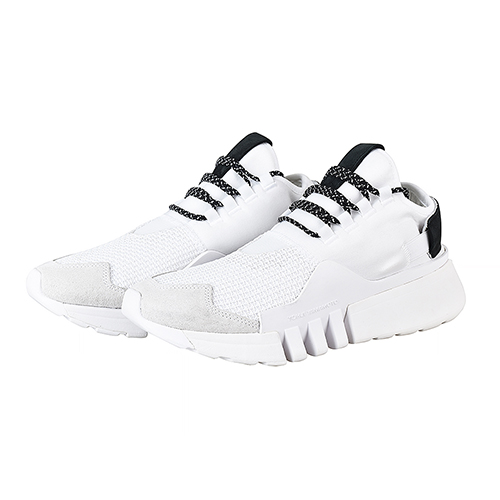 adidas Y-3 AYERO 印花LOGO不織布運動鞋(白/男)