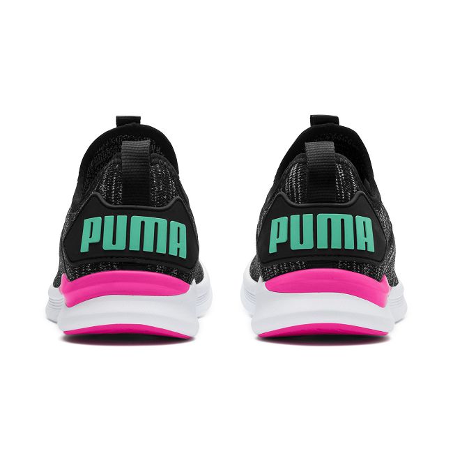 PUMA-IGNITEFlashevoKNITWns女慢跑鞋-黑色