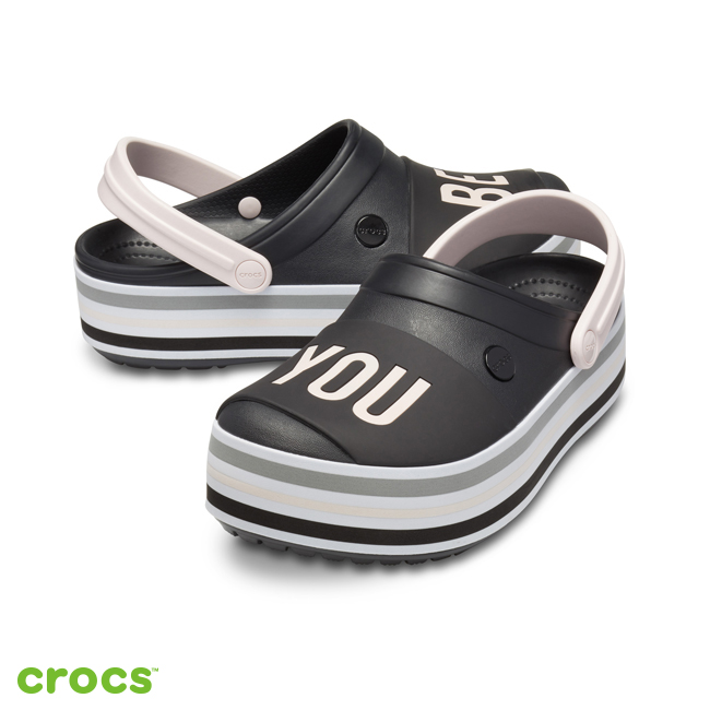 Crocs 卡駱馳 (中性鞋) Be you厚底卡駱班 205699-001