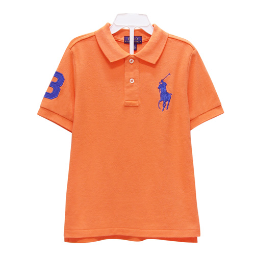 Ralph Lauren 童裝數字3經典大馬短袖POLO衫