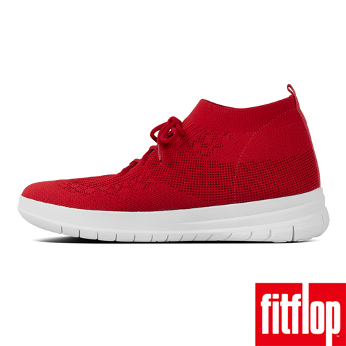 FitFlop UBERKNIT LACE-UP SNEAKERS-激情紅