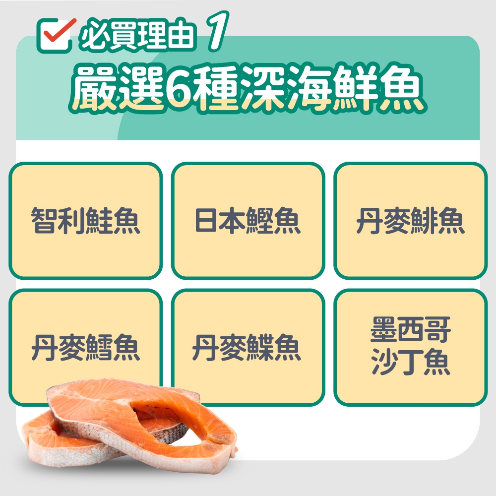 必買理由嚴選6種深海鮮魚智利鮭魚日本鰹魚丹麥鯡魚墨西哥丹麥鱈魚丹麥鰈魚沙丁魚