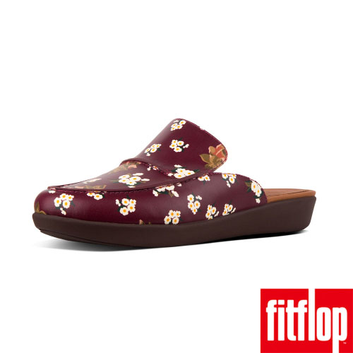 FitFlop LEATHER MULES-紅色