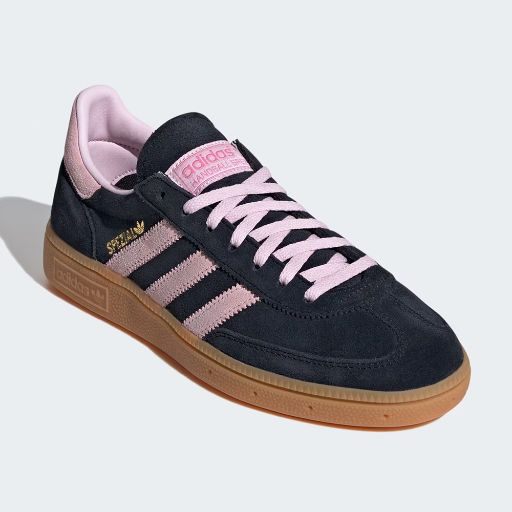 Adidas Handball Spezial W 女黑粉麂皮生膠底復古德訓鞋愛迪達休閒鞋