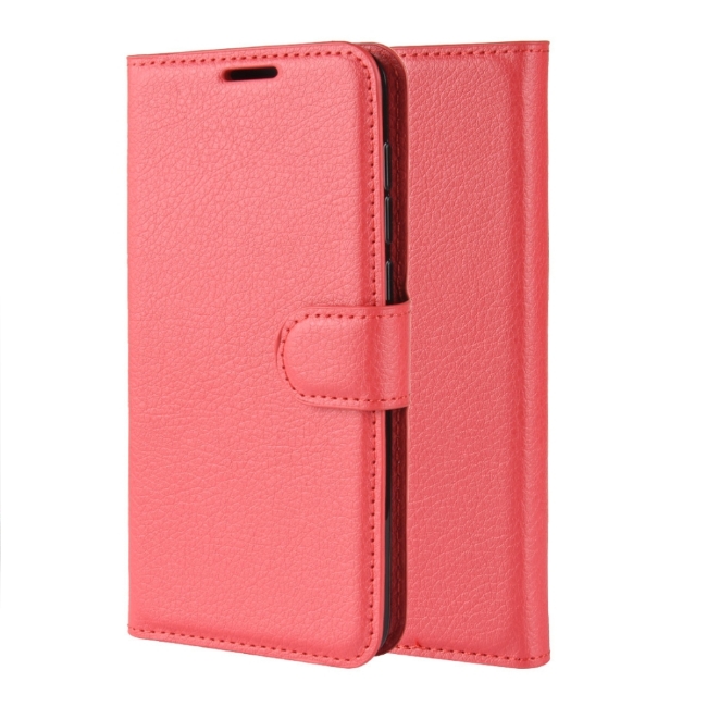 PKG Apple Iphone7/8 Plus 5.5吋側翻式-精選皮套-經典款式-紅