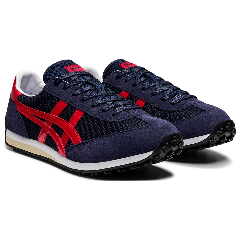 Onitsuka Tiger】鬼塚虎- 墨藍底紅虎爪紋EDR 78 休閒鞋(1183B395-400 