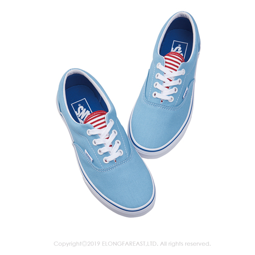 (女)VANS Era 素面休閒鞋*淺藍