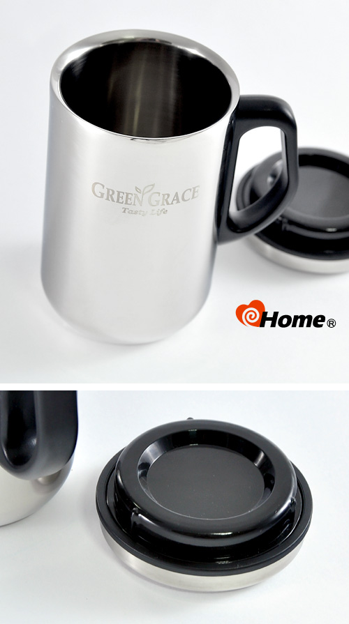 i-home 不鏽鋼保溫杯 雙層中空隔熱(490ml)