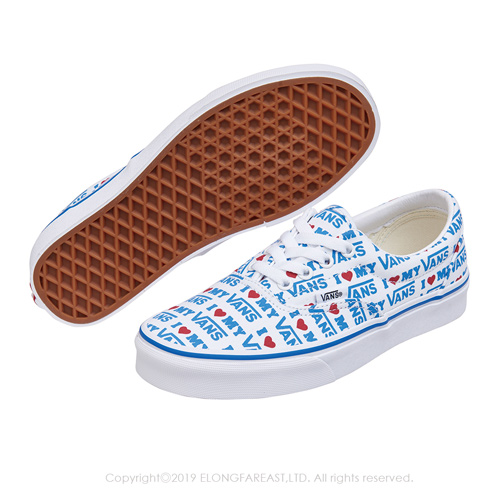 (女)VANS Era 字母印花綁帶休閒鞋