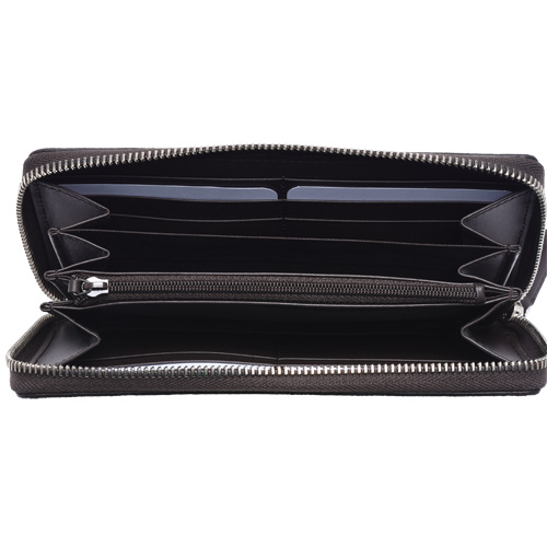 GUCCI 經典GG Supreme系列GG印花綠紅綠織帶拉鍊長夾(棕)