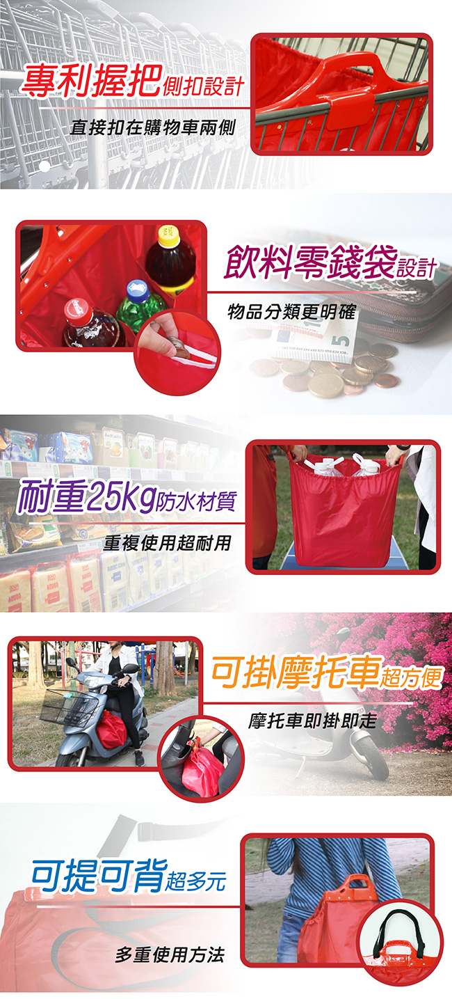 《闔樂泰》專利Shopping包(黑特大)