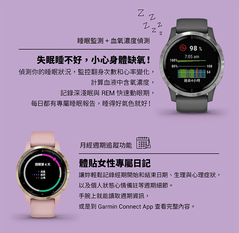 GARMIN vivoactive 4 GPS 智慧腕錶