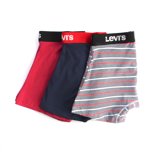 Levis 四角褲Boxer 彈性貼身 三件穿搭組