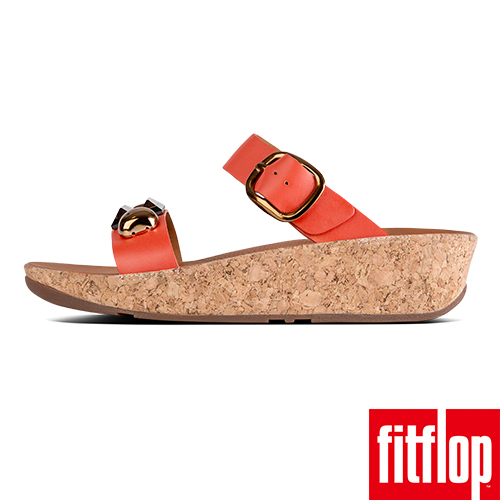 FitFlop JEWELEY雙帶涼鞋亮橘色