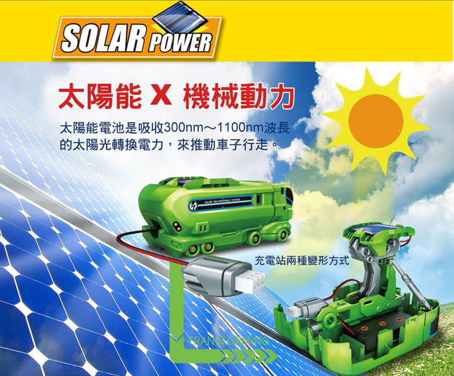 ProsKit 寶工科學玩具 GE-640 7合1太陽充電車組