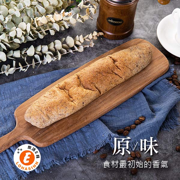 樂活e棧-微澱粉麵包系列-軟式法國原味長麵包(145g/條)