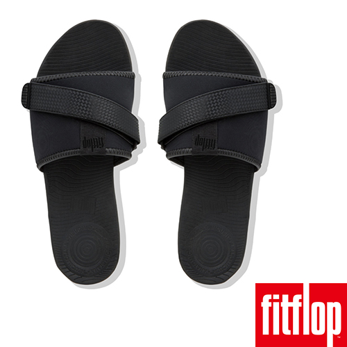 FitFlop NEOFLEX SLIDE SANDALS-黑色