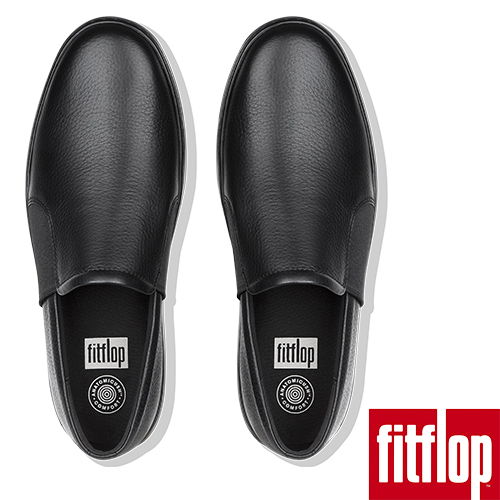 FitFlop COLLINS SLIP-ON SKATE SHOES-黑