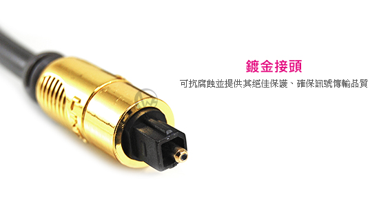 LINDY 林帝 Premium Gold TosLink 光纖傳輸線【1m】37881