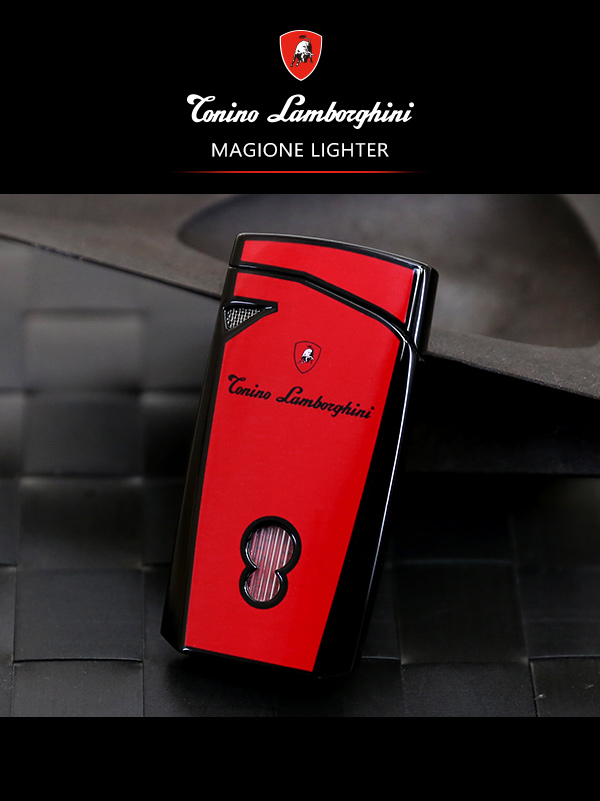 藍寶堅尼Tonino Lamborghini MAGIONE LIGHTER打火機(紅黑)