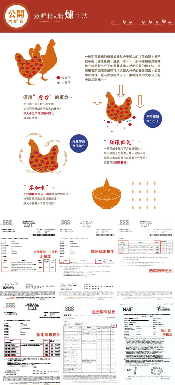 珍苑 蒸雞精(15包/盒)