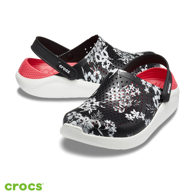 Crocs 卡駱馳 (中性鞋) LiteRide古典印花克駱格 205848-97J