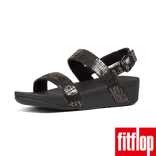 FitFlop CHAIN PRINT後帶涼鞋黑色