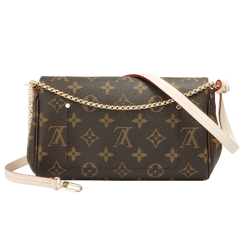 LV M40718 Monogram Favorite MM金屬磁釦手拿晚宴/斜背包(中)