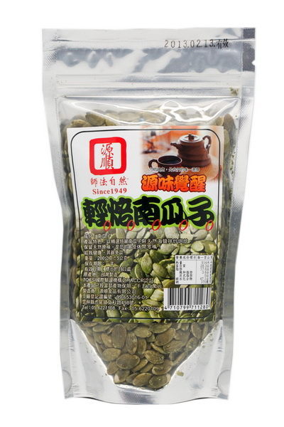 源順 輕焙南瓜子(200g/份，共兩包)