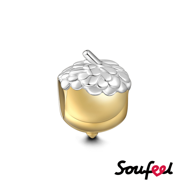 SOUFEEL索菲爾 925純銀珠飾 堅果串珠