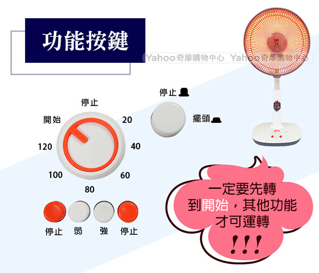 LAPOLO藍普諾16吋碳纖維電暖器LA-1600