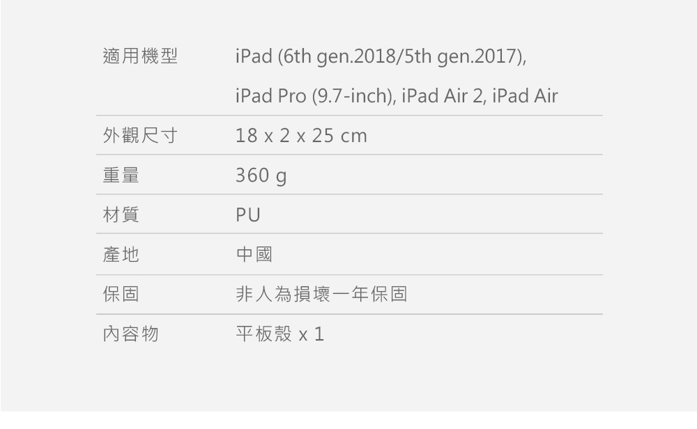 Targus New Click-in iPad 9.7吋(2018/2017)保護殼