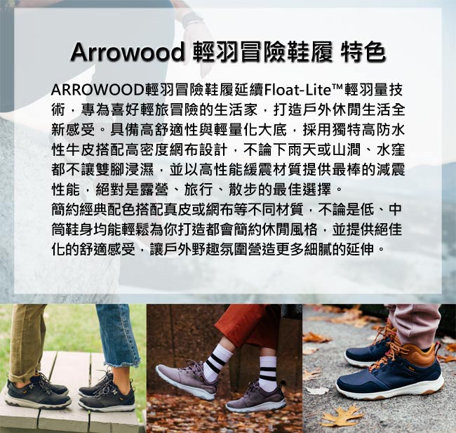 TEVA 美國-男 Arrowood 2 Low WP 低筒防潑水休閒鞋 橄欖綠