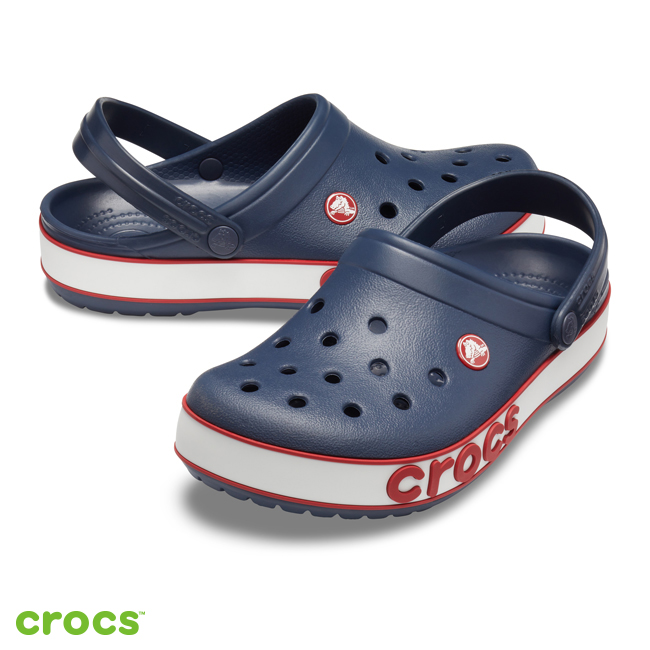 Crocs 卡駱馳 (中性鞋) 經典側邊logo卡駱班 206021-4CC