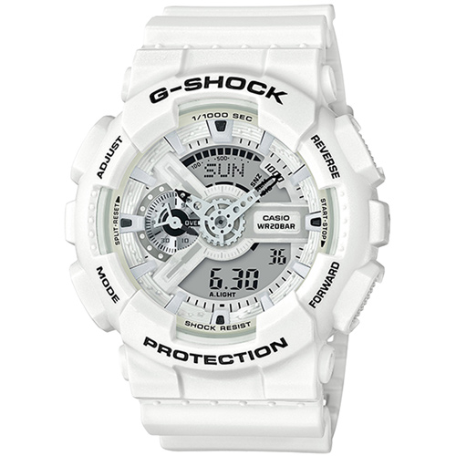 G-SHOCK 白色主題運動錶(GA-110MW-7A)51.2mm | G-SHOCK