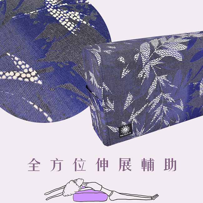 Fun Sport yoga 愛葛莎-專業瑜珈枕輔助枕(Yoga Pillow)-沉靜深紫