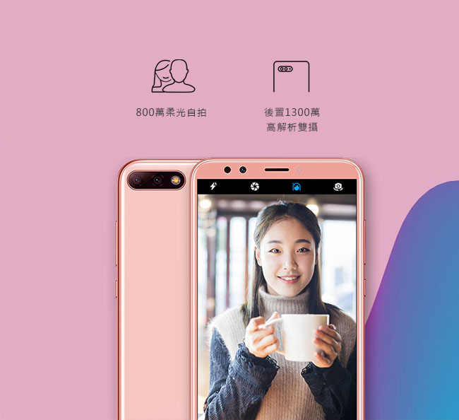 HUAWEI Y7 Prime 2018(3G/32G)5.99吋全面屏智慧手機