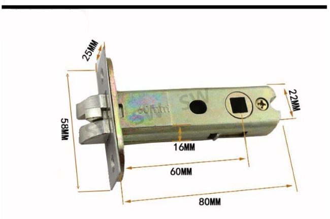 SW200MF-6300 銀色 三合一電子鎖 語音提示 密碼、錀匙、感應卡(不含安裝)