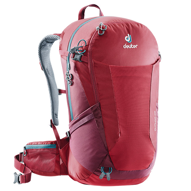 【德國DEUTER】 FUTURA 28L透氣網架背包(3400518莓紅/紫紅/登山包)